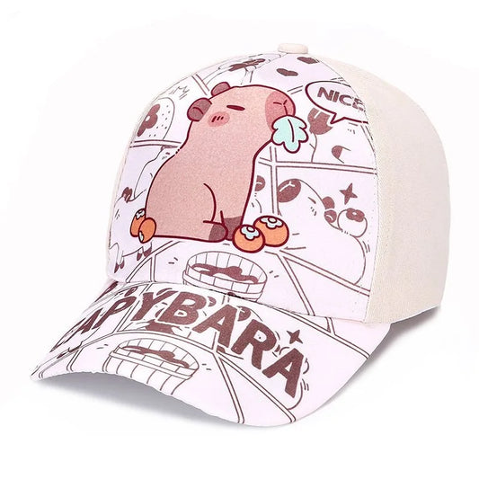 children-adjustable-herringbone-themed-snapback-hat