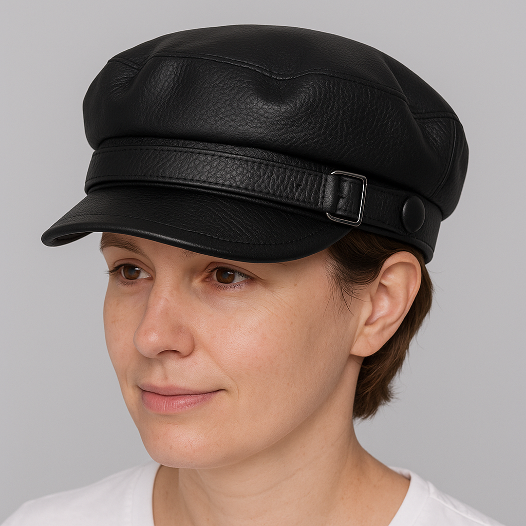 Gilbert Genuine Leather Sailor Cap | 100% Cowhide - Ghelter