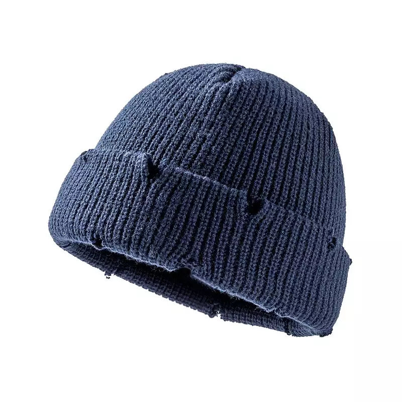 Chelsea Winter Ripped Knitted Beanie