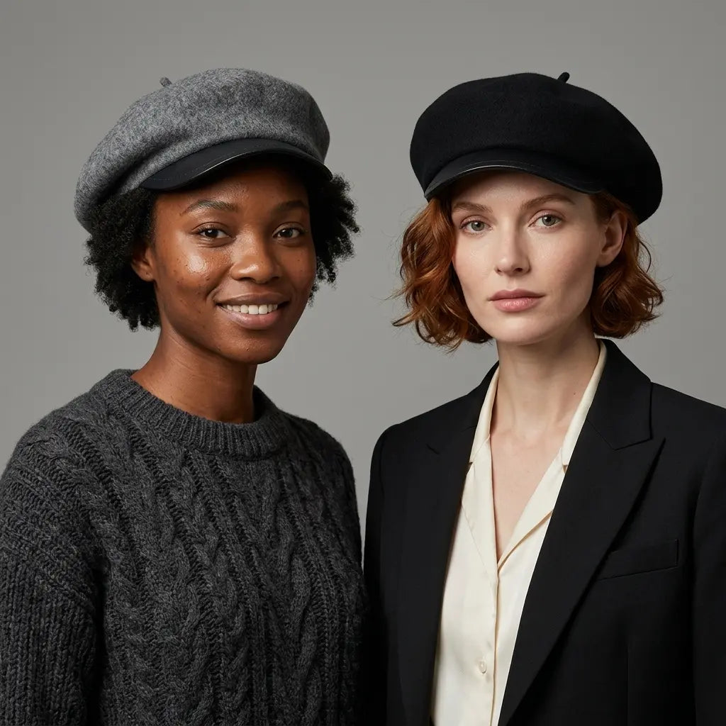 female-woman-vintage-warm-hat-elastic