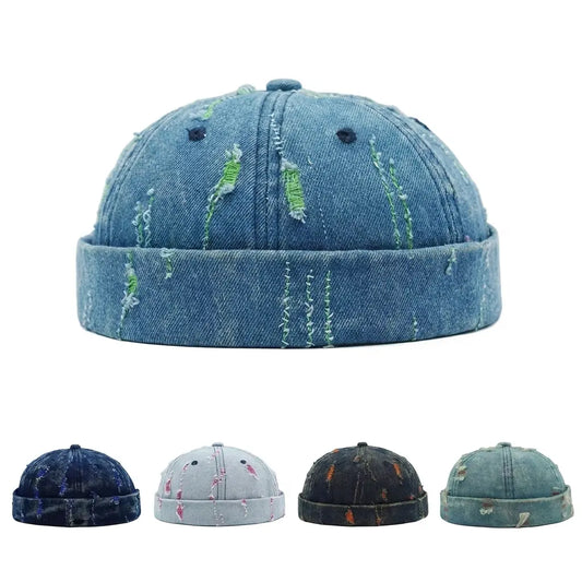 men-women-vintage-retro-casual-streetwear-brimless-hat