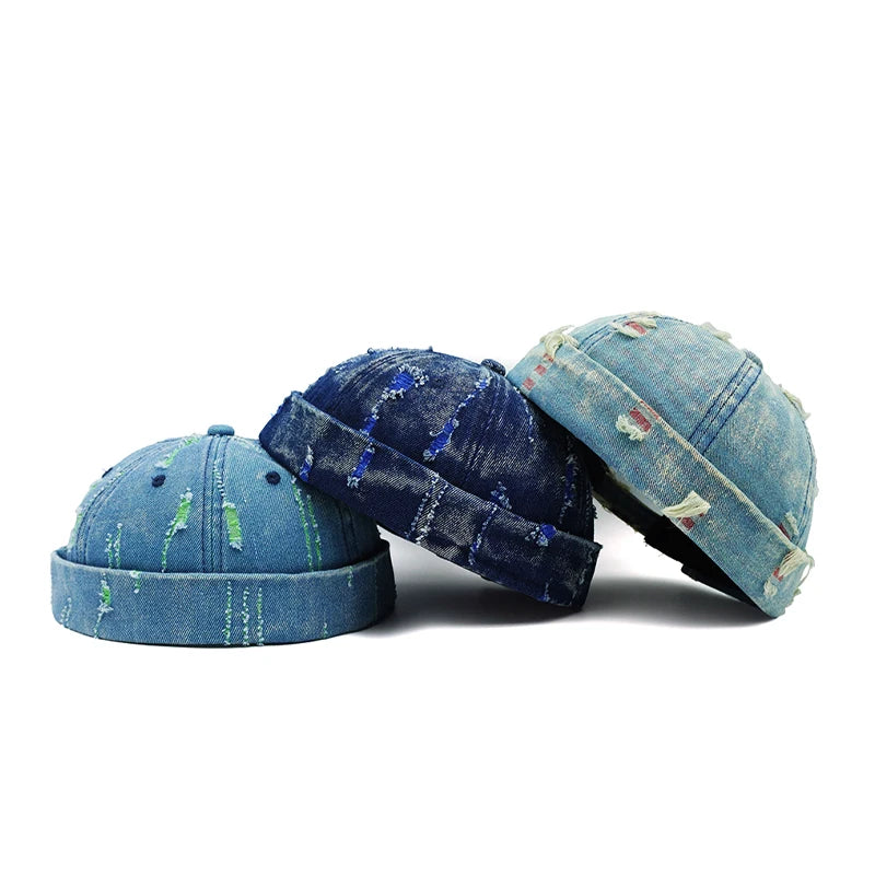 men-women-vintage-retro-casual-streetwear-brimless-hat