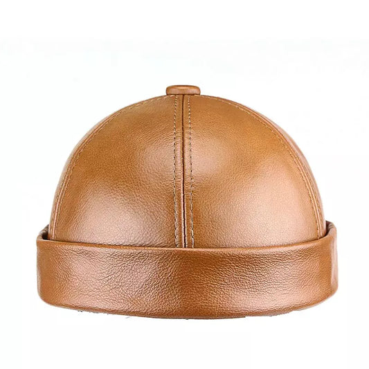 Fairbury Genuine Leather Docker Cap