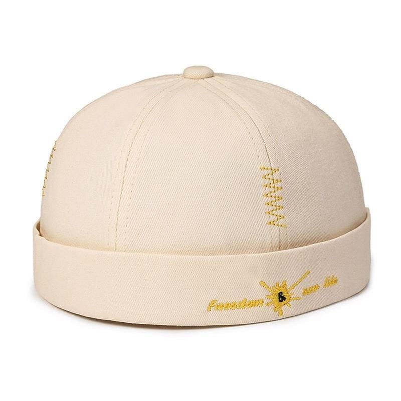 Docker Cap Pattern Freedom Cotton Docker Cap | Brimless Hat – Ghelter