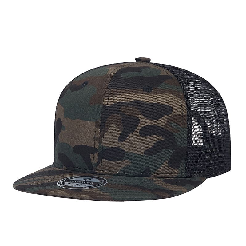 GLTR Camouflage Mesh Snapback Cap