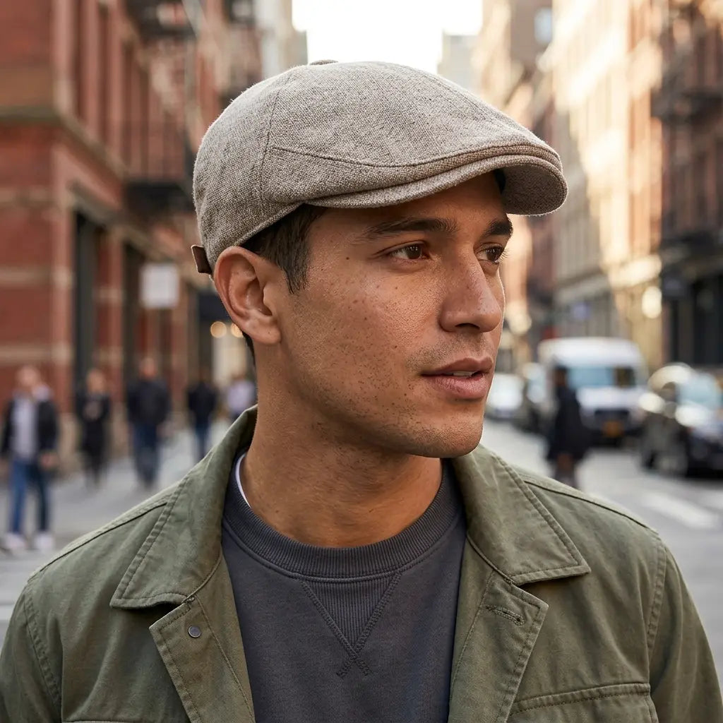 6-Panels-Cotton-Flat-Cap-Ghelter