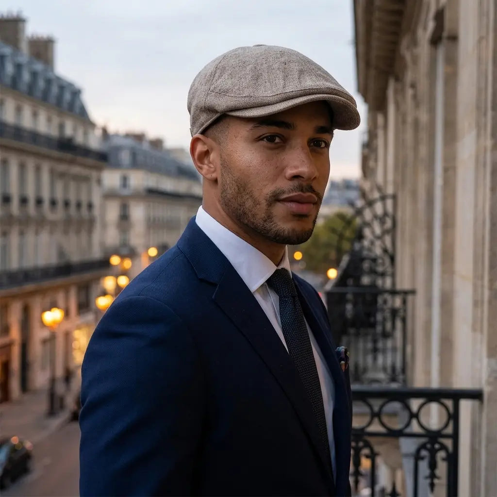 6-Panels-Cotton-Flat-Cap-Ghelter