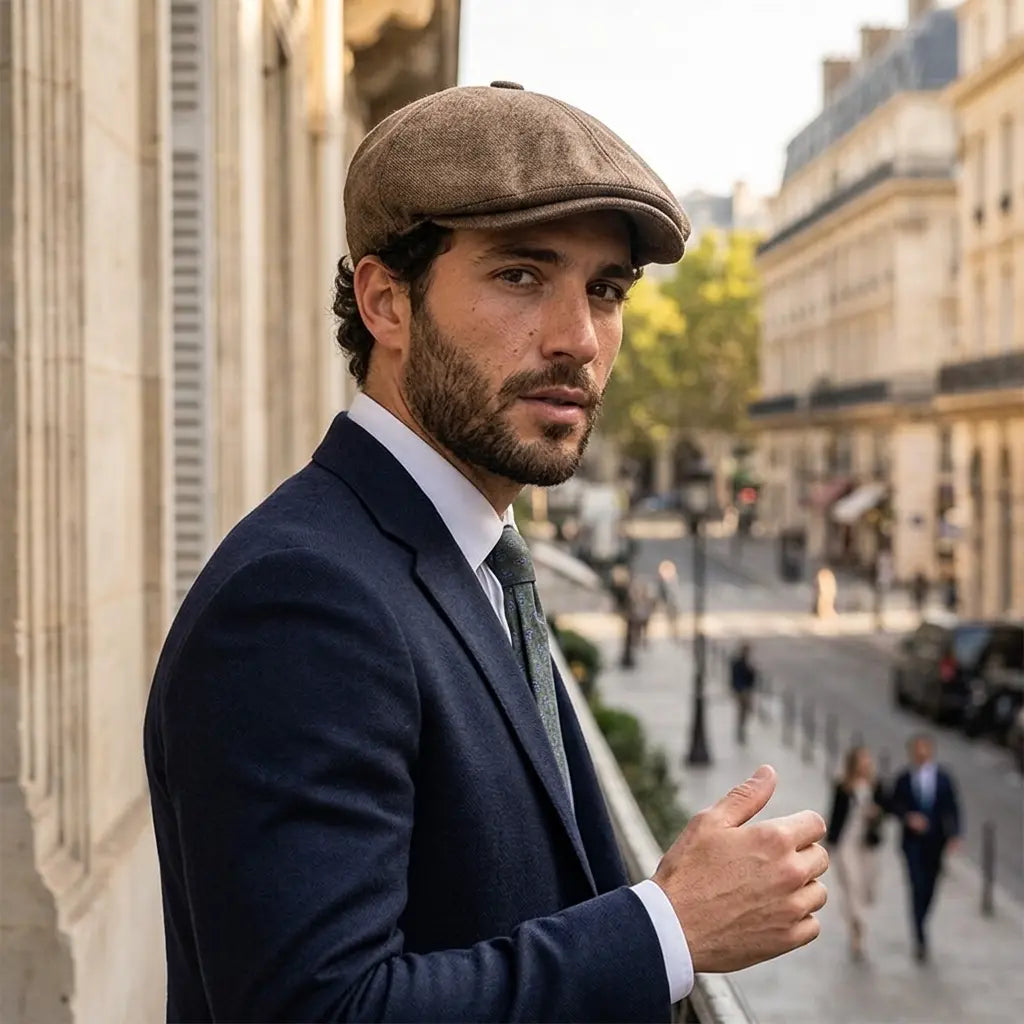 6-Panels-Cotton-Flat-Cap-Ghelter