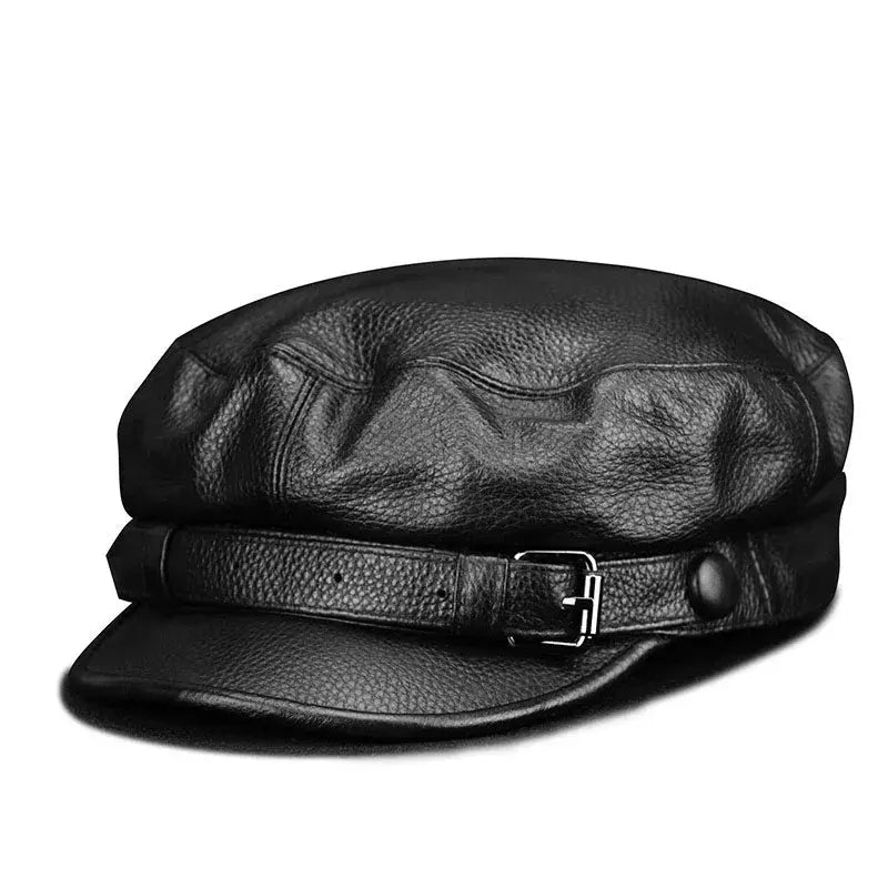 Gilbert Genuine Leather Sailor Cap | 100% Cowhide | On Sale – Ghelter