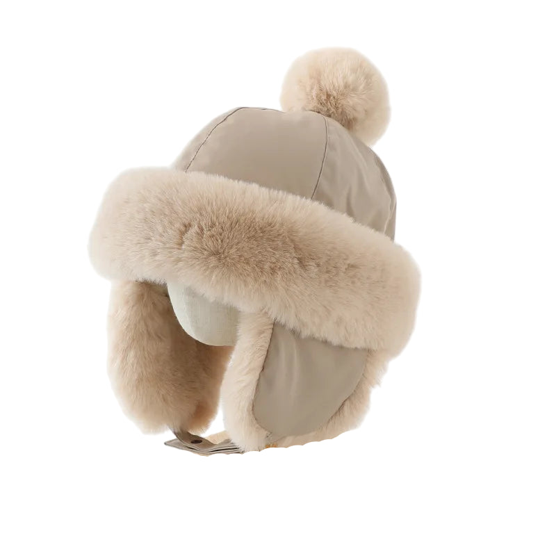 children-vintage-retro-warm-fluffy-headwear