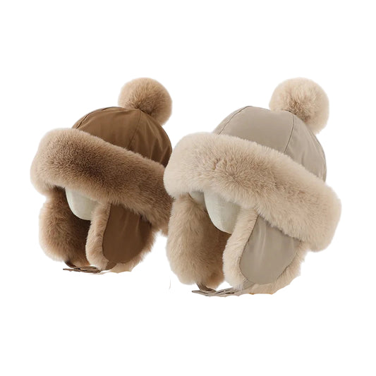 children-vintage-retro-warm-fluffy-headwear