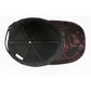 Abstract Print Genuine Leather Baseball Cap