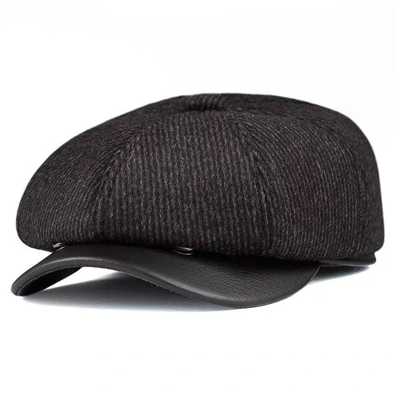 men-women-vintage-retro-newsie-bakerboy-paperboy-cabbie-hat-sheepskin