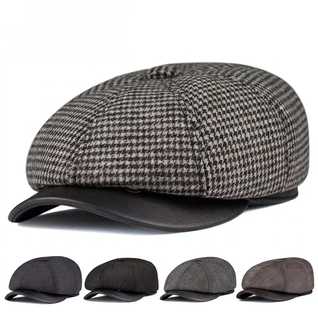 men-women-vintage-retro-newsie-bakerboy-paperboy-cabbie-hat-sheepskin