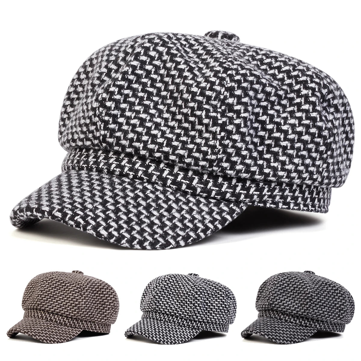 men-women-vintage-retro-newsie-bakerboy-paperboy-cabbie-hat