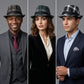 Suit-Cotton-Women-Men-Autumn-Fall-Square-Plaid-Jazz-Fedora-Hat