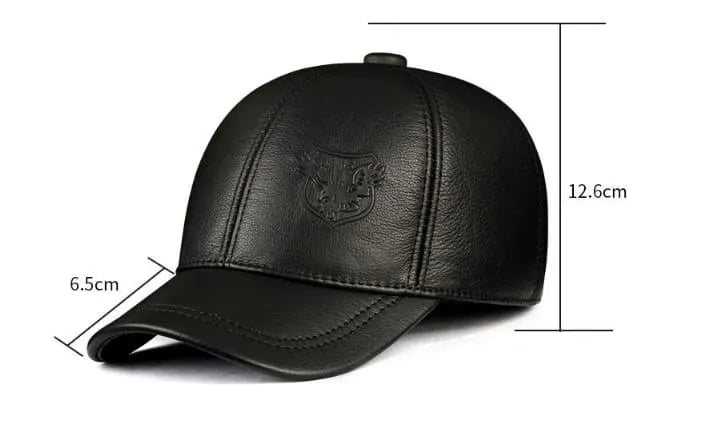Mens leather caps for sale sales