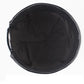 Knurled Black Genuine Leather Docker Cap