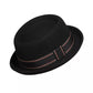 Le Mans Black Porkpie Hat