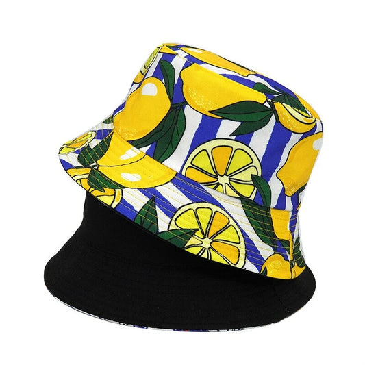 Lemons Reversible Bucket Hat