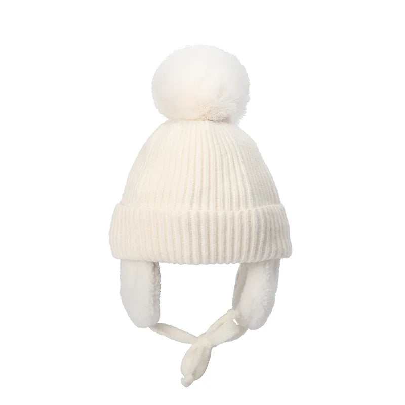 children-vintage-retro-plush-warm-hat