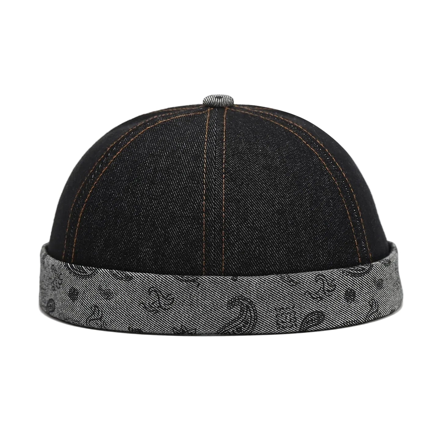 Cotton-adjustable-brimless-hat
