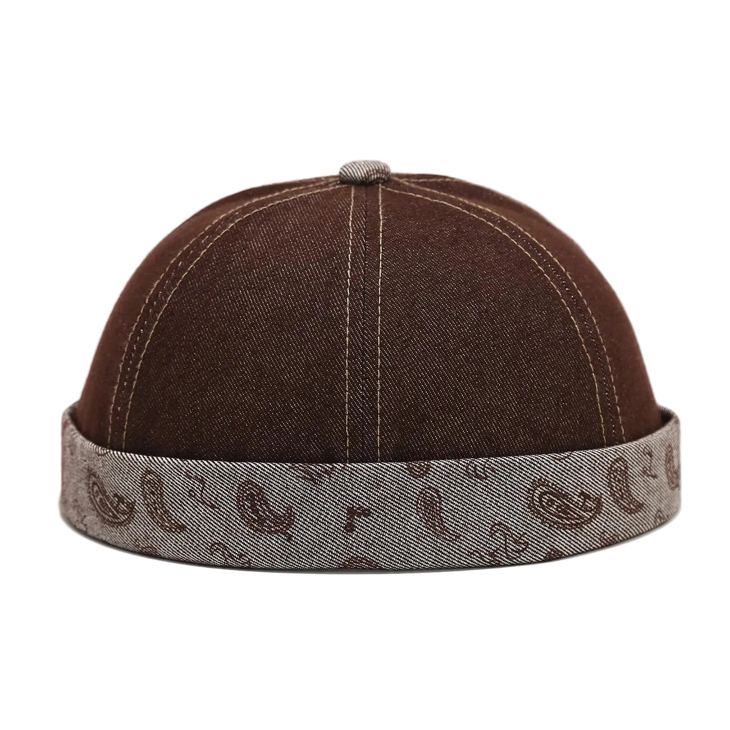 Cotton-adjustable-brimless-hat