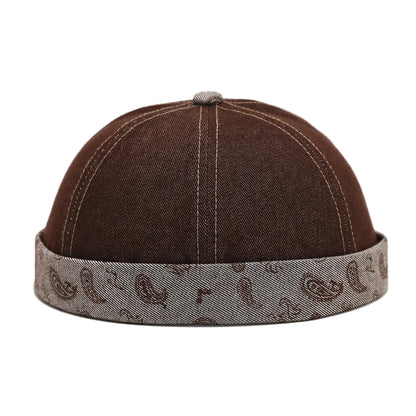 Cotton-adjustable-brimless-hat