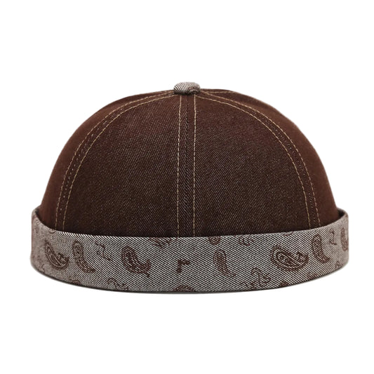 Cotton-adjustable-brimless-hat