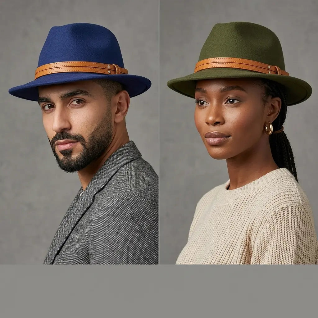 Men-Women-Winter-Ghelter-Retro-Plain-Jazz-Vintage-Fedora