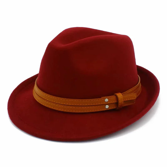 Men-Women-Winter-Ghelter-Retro-Plain-Jazz-Vintage-Fedora