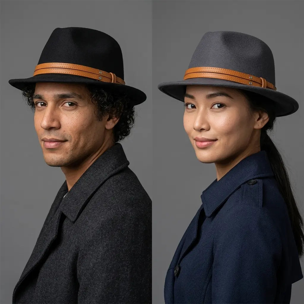 Men-Women-Winter-Ghelter-Retro-Plain-Jazz-Vintage-Fedora