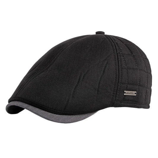 men-quilted-insulated-vintage-flat-hat