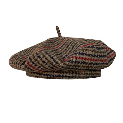 men-women-vintage-retro-parisian-plaid-hat