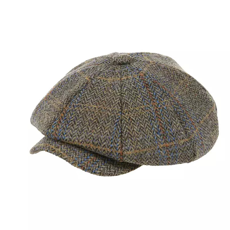 Moore Herringbone Wool Newsboy Cap Ghelter