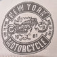NY Motorcycle Vintage Baseball Cap
