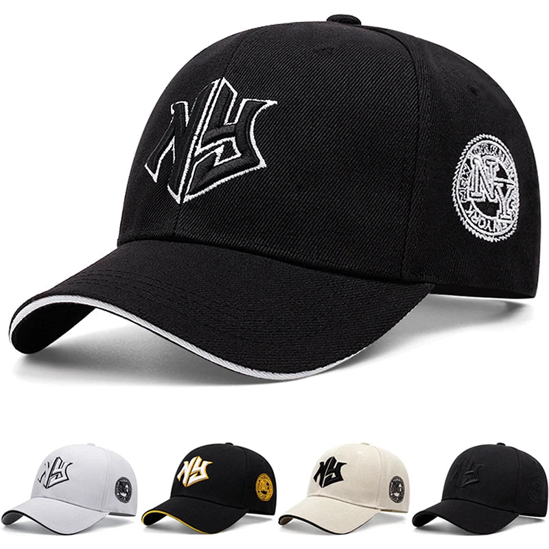 men-women-breathable-headwear-embroidered-vintage-NY-hat
