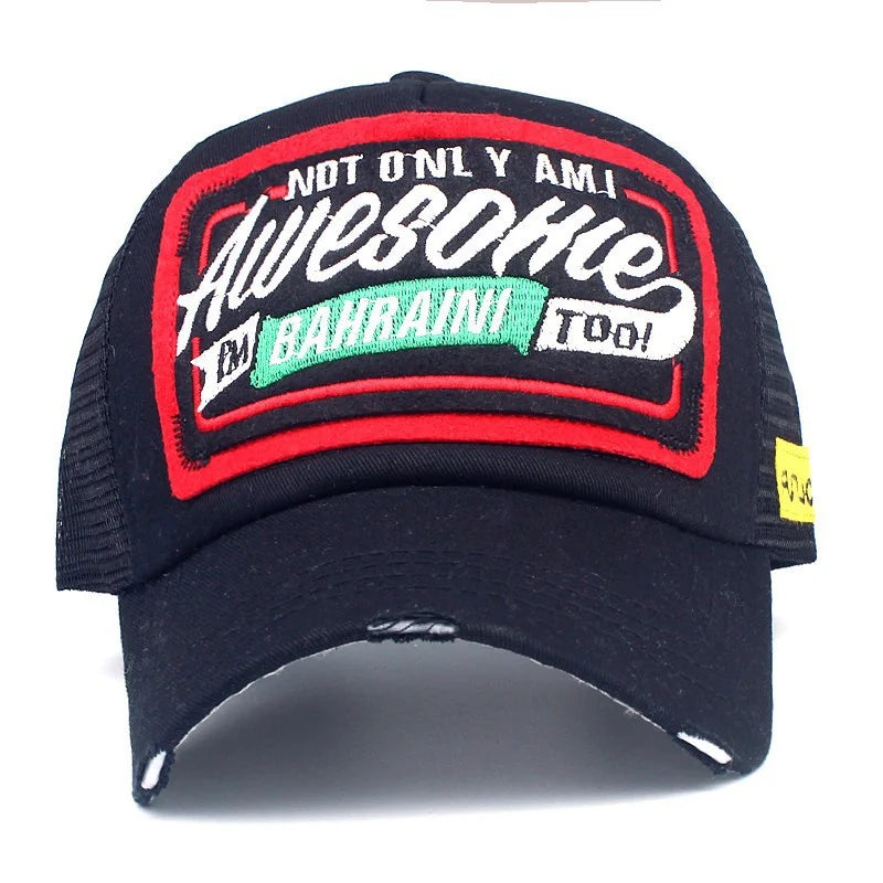 Not Only Am I Awesome But Bahraini Too Trucker Cap
