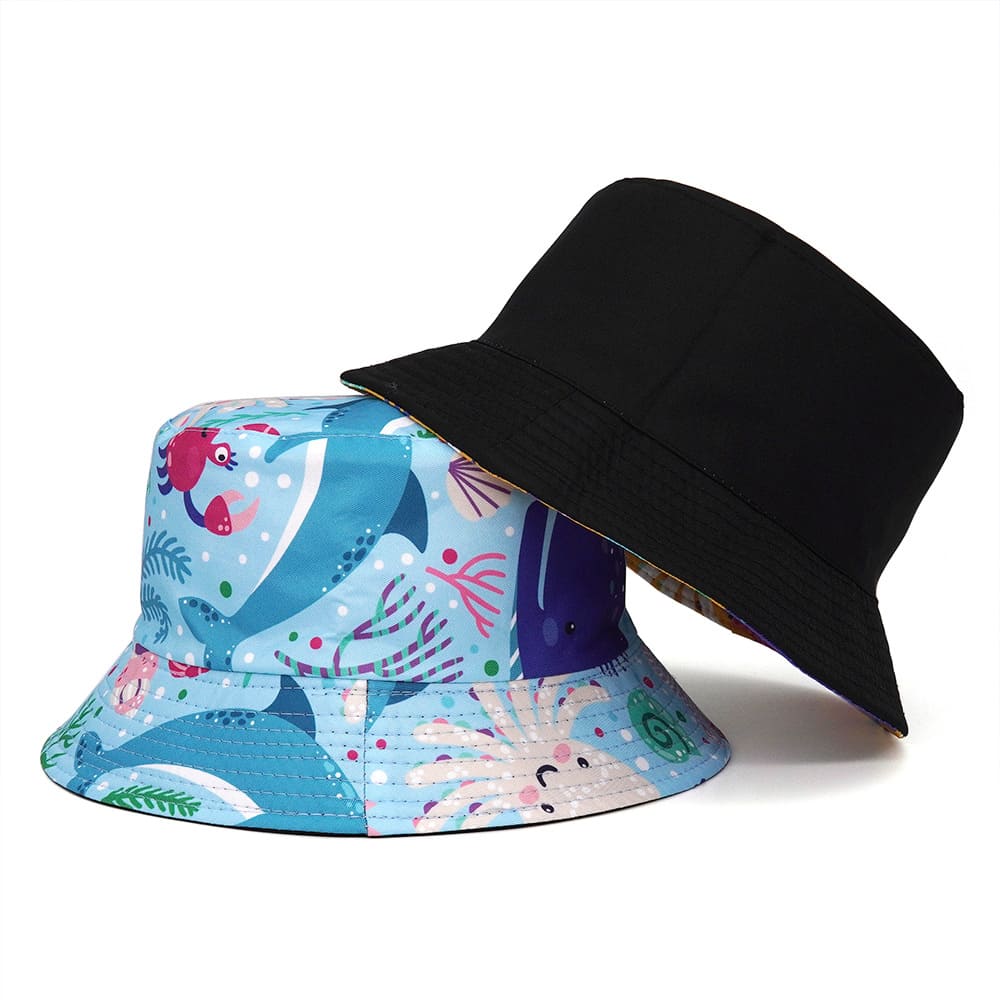 Ocean Cartoons Reversible Bucket Hat