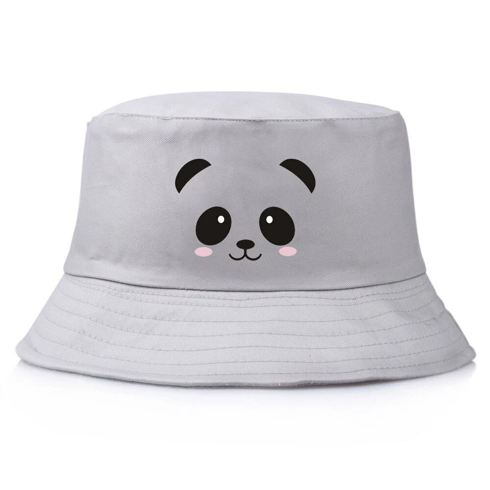 Panda Bear Cotton Bucket Hat