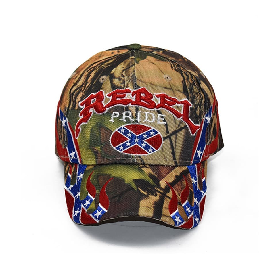 Rebel Pride Camouflage Baseball Cap