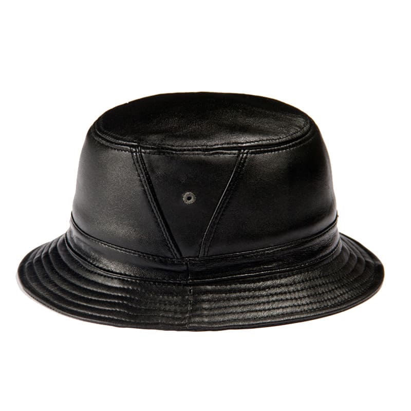 Ricard Genuine Leather Bucket Hat