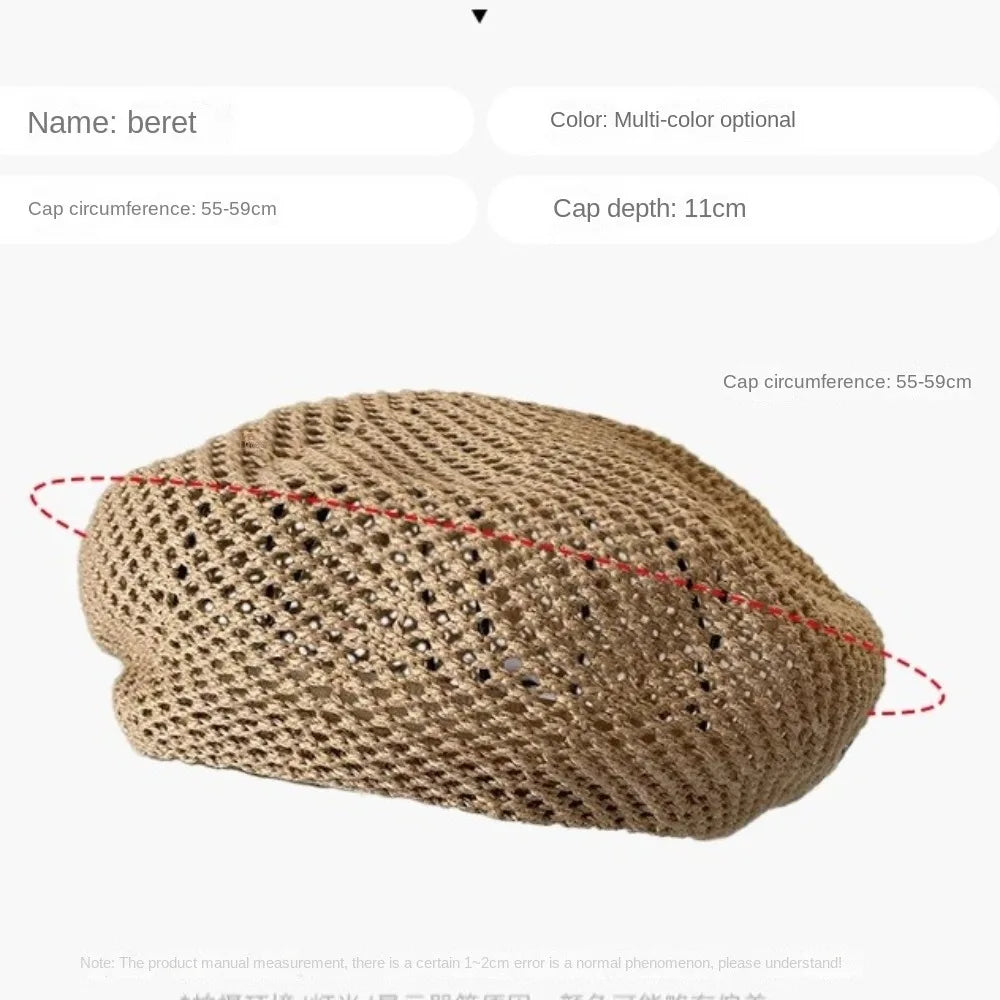 girls-vintage-retro-breathable-casual-hat