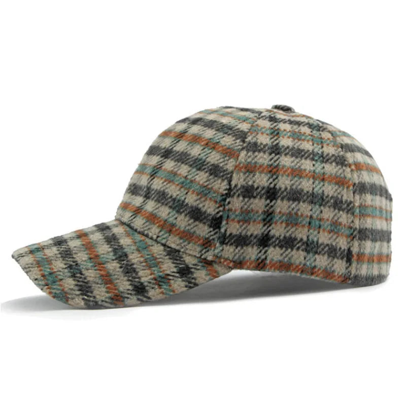 men-women-summer-retro-classic-plaid-hat