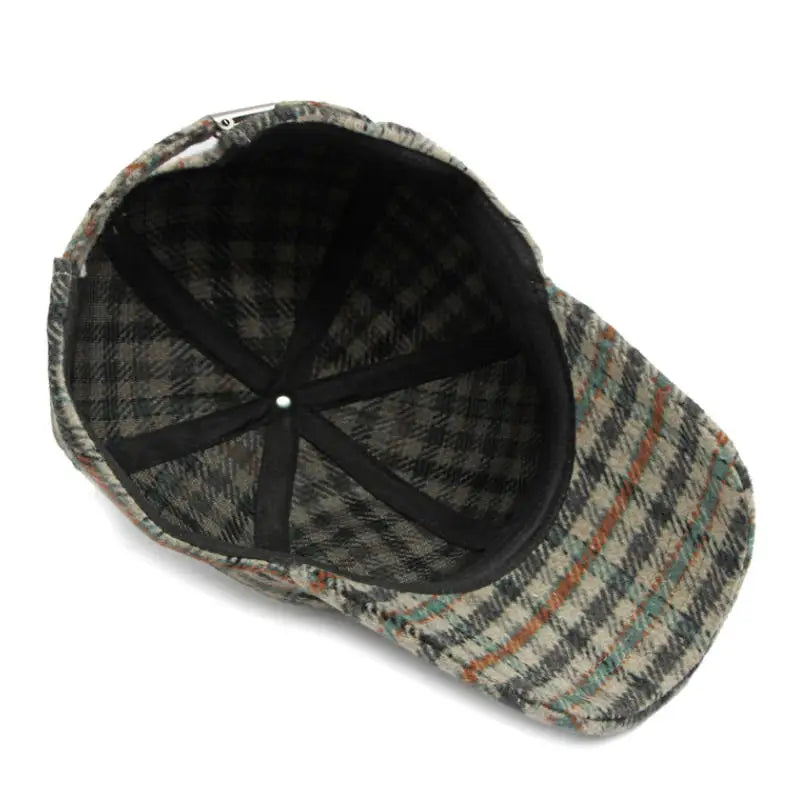 men-women-summer-retro-classic-plaid-hat