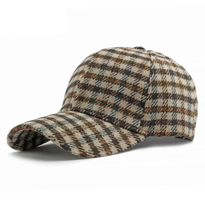 men-women-summer-retro-classic-plaid-hat