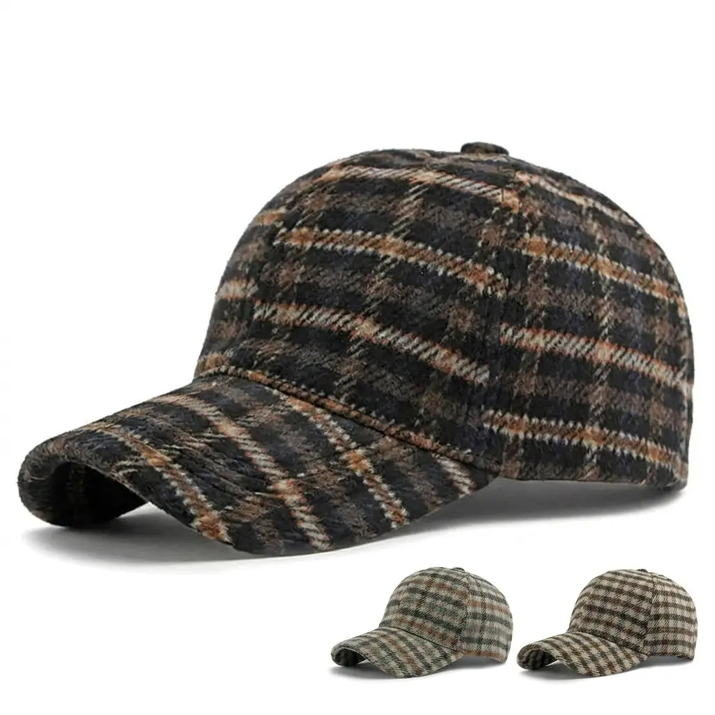 men-women-summer-retro-classic-plaid-hat
