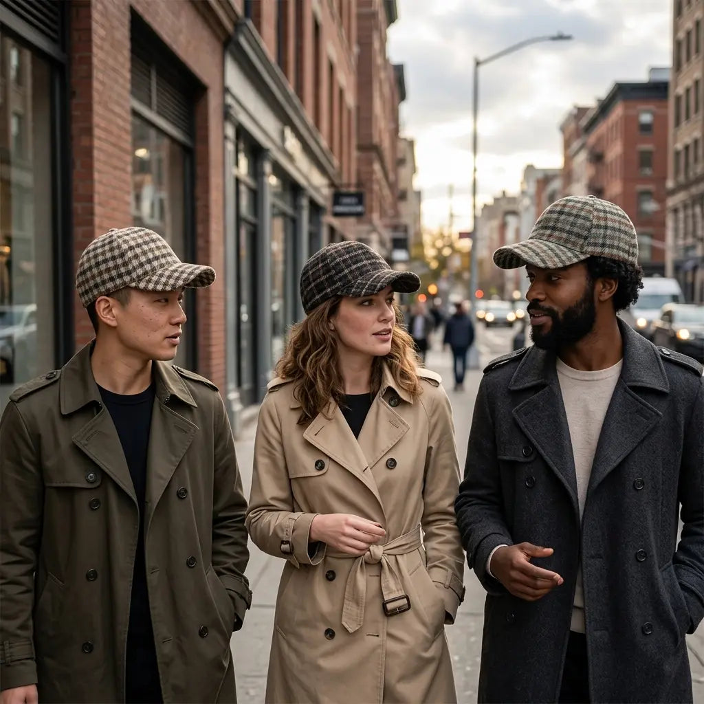 men-women-summer-retro-classic-plaid-hat