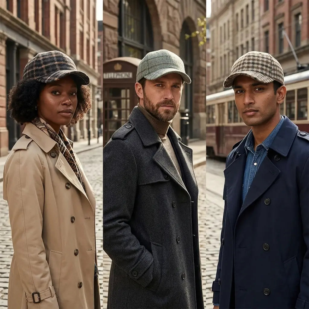 men-women-summer-retro-classic-plaid-hat