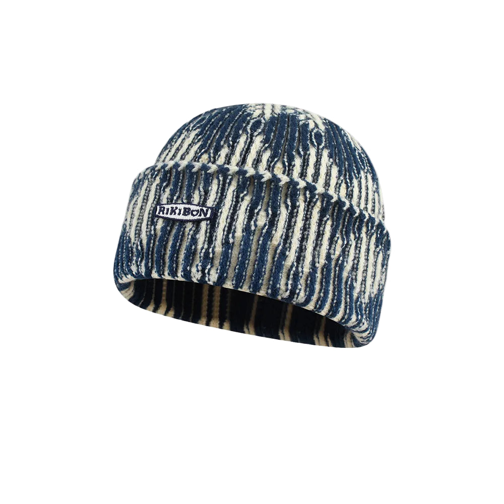 Rikibon Tie-Dye Wool Docker Beanie | Vintage Warm Hat – Ghelter